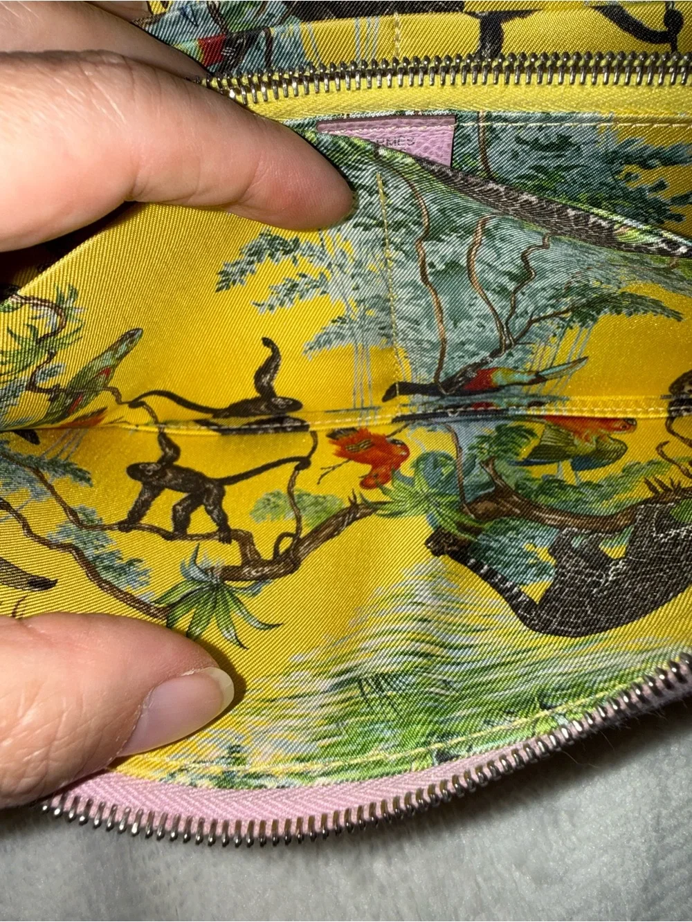 Hermès Silk'In Classique Long Wallet